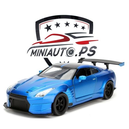 نيسان سكاي لاين Nissan GTR 35 blue fast furious